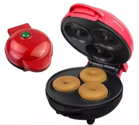 Mini Maquina Hacer Donas Donuts Antiadherente 3 Rosquillas