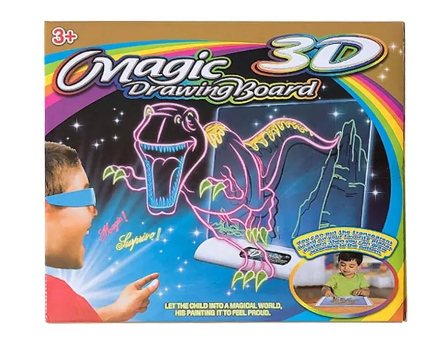 Tablero Magico 3d Magic Pad 3d Pizarra Tablero Marcadores