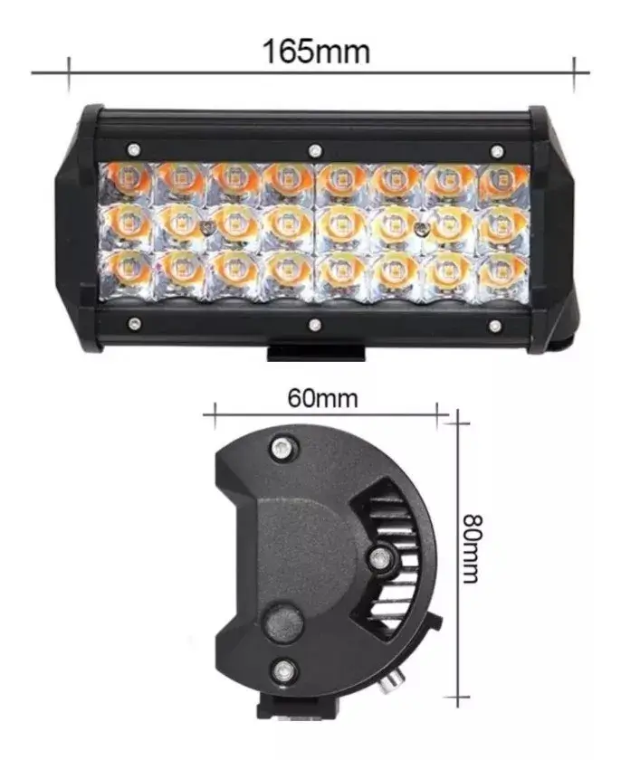 Exploradora Led 24 Leds Dual Color Potente 5 Funciones