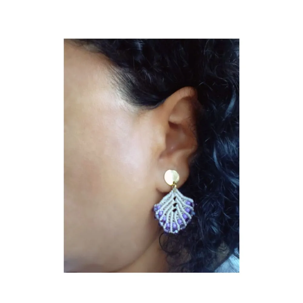 Aretes Felipa Violeta