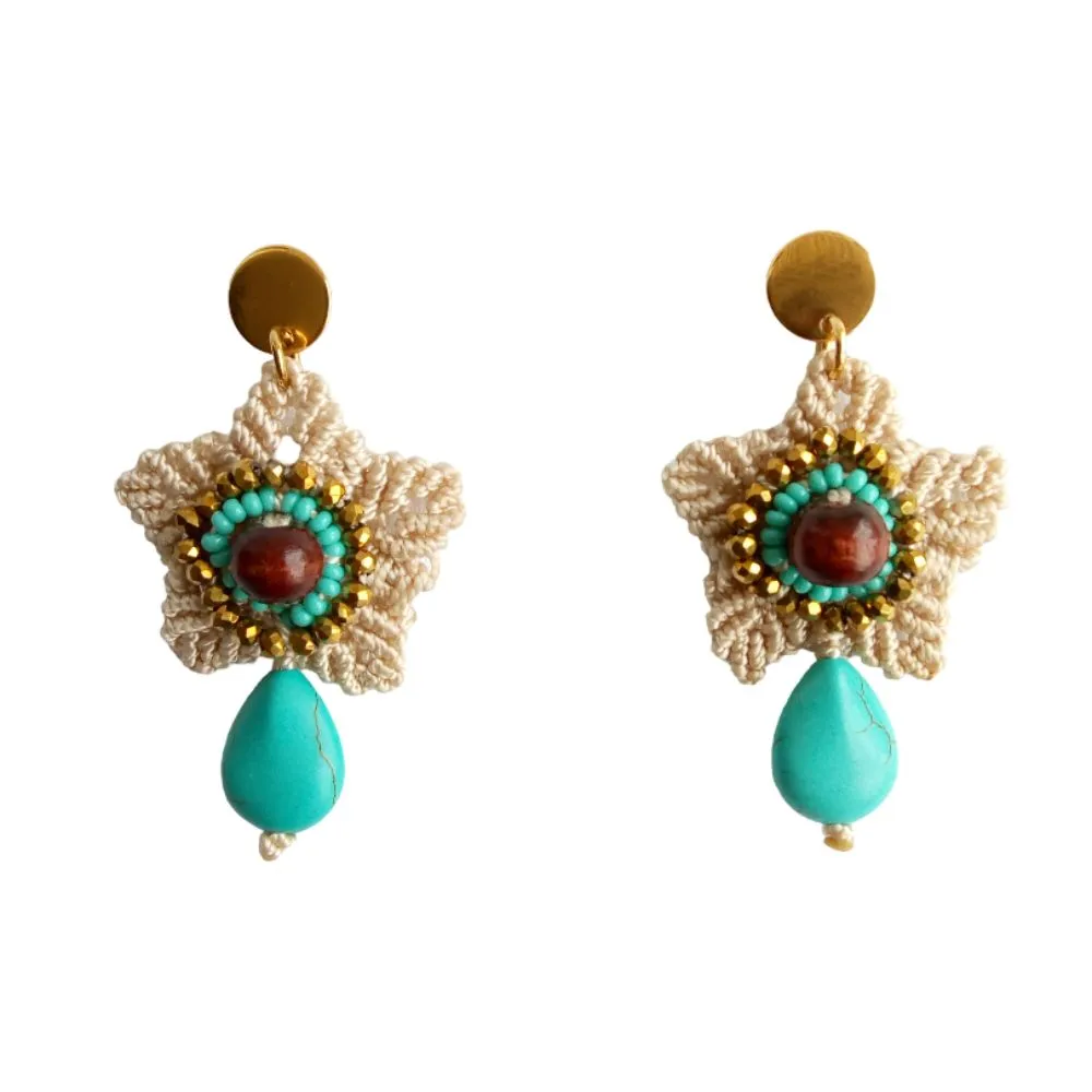 Aretes Carlota Turquesa