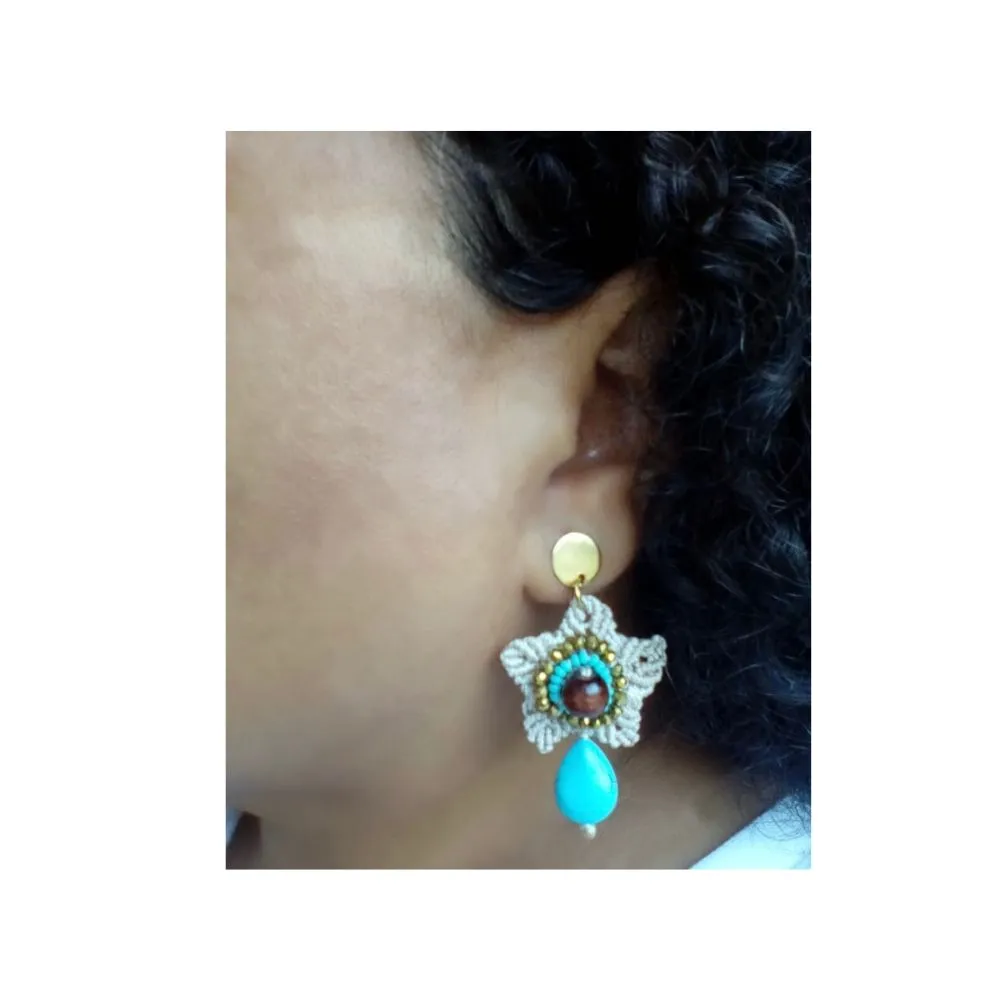 Aretes Carlota Turquesa