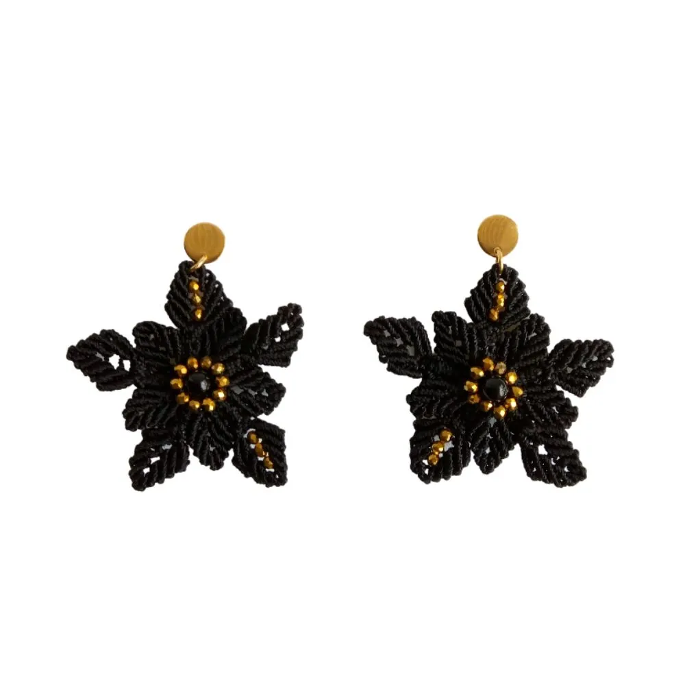 Aretes Amalia Negro