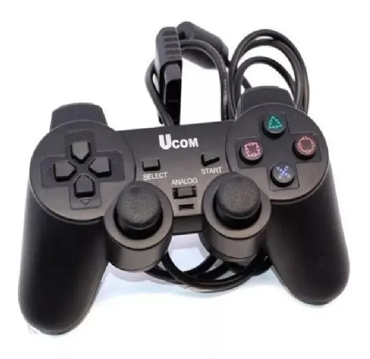 Control De Juegos Joystick Gamepad Usb Retro Turbo Pc Negro