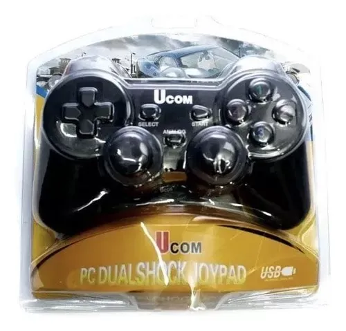 Control De Juegos Joystick Gamepad Usb Retro Turbo Pc Negro