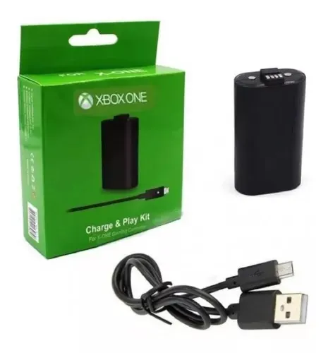 Kit Carga Y Juega Control Xbox One Pila Bateria + Cable