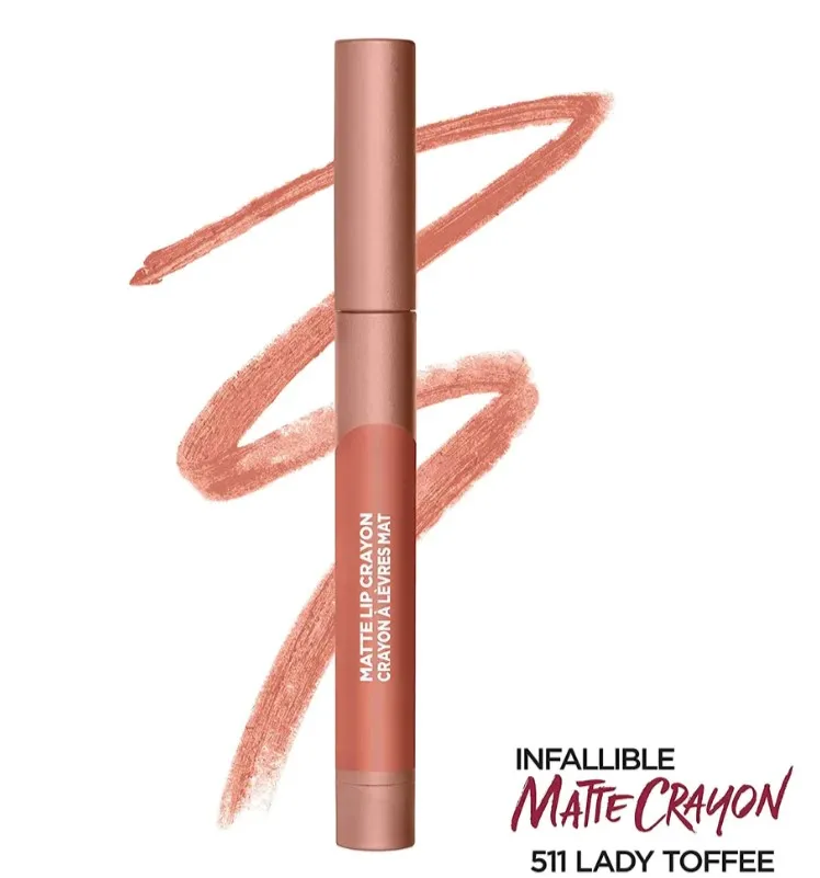 Crayon Labial Loreal Matte Lip Crayon Color: Lady Toffee