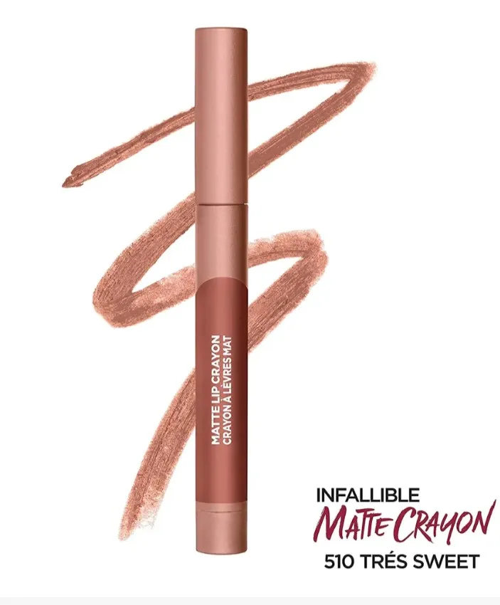 Crayon Labial Loreal Matte Lip Crayon Color: Sweet