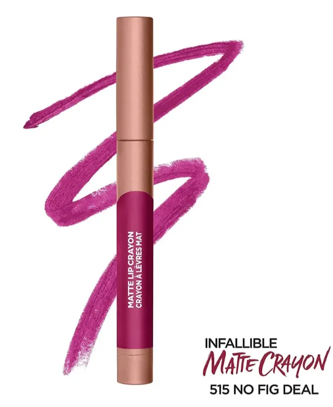 Crayon Labial Loreal Matte Lip Crayon Color: No Fig Deal