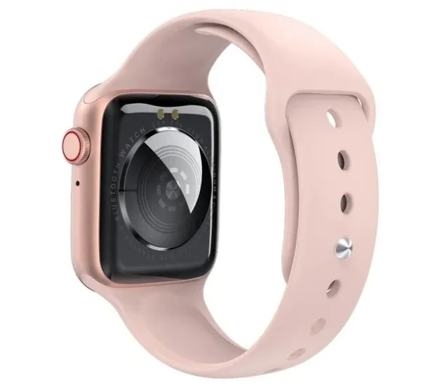 Smartwatch Reloj Inteligente T500 Plus Rosa Con 2 Pulsos