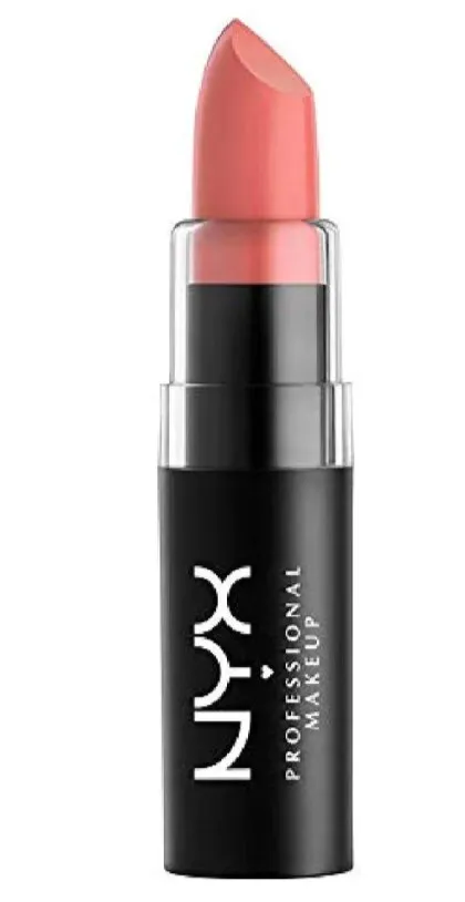 Labial Nyx Matte Lipstick Color: Strawberry