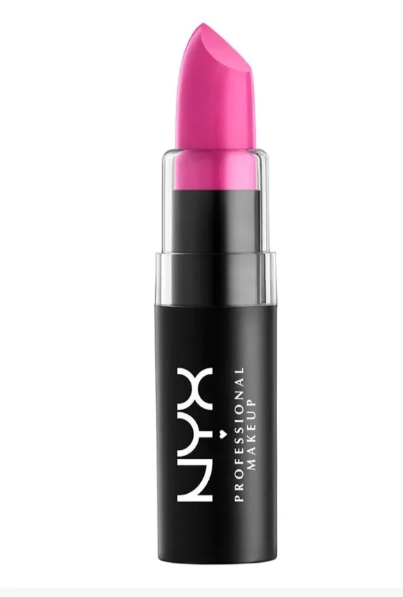 Labial Nyx Matte Lipstick Color: Shocking Pink