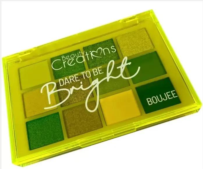Paleta Sombras Beauty Creations Dare To Be Bright Color: Boujee 12 Colores