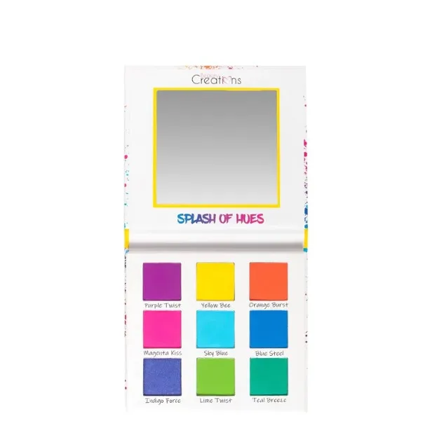 Paleta Sombras Con Espejo Beauty Creations Splash Of Hues Color: Vol 1  9 Colores