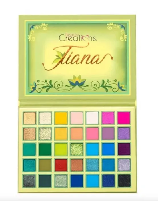 Paleta De Sombra Beauty Creations Tiana Color: Fiana 35 Colores Vol 18