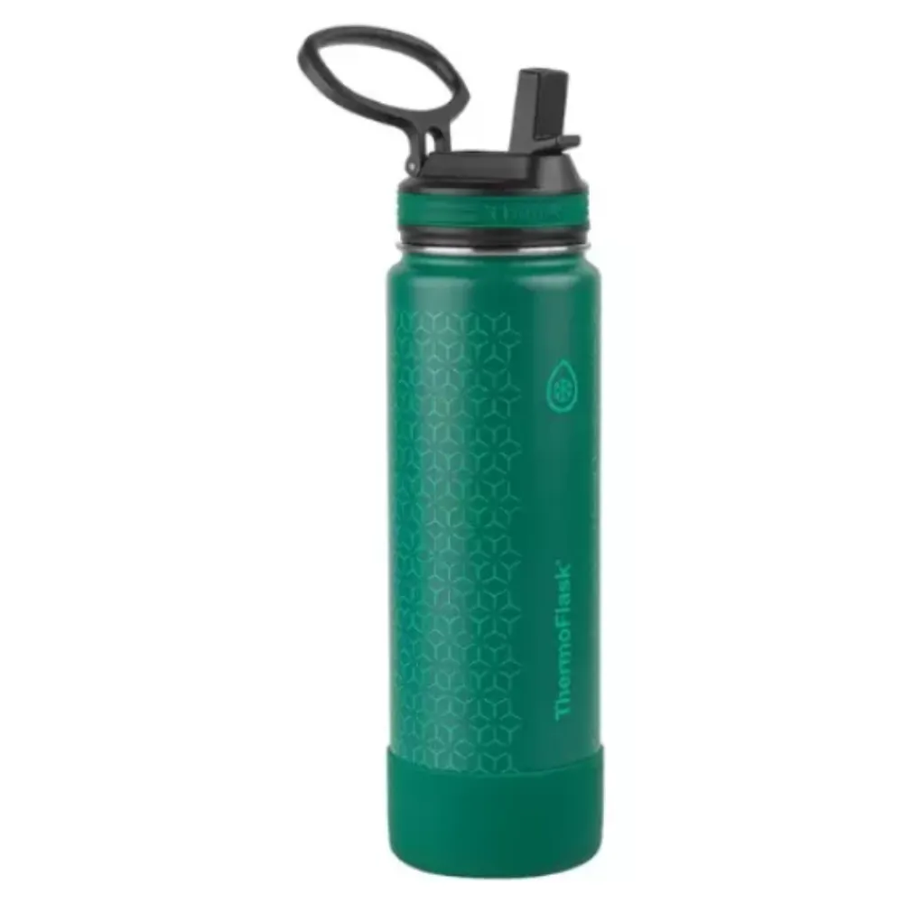 Botella Termo Thermoflask Con Doble Aislamiento De Acero 710Ml Verde