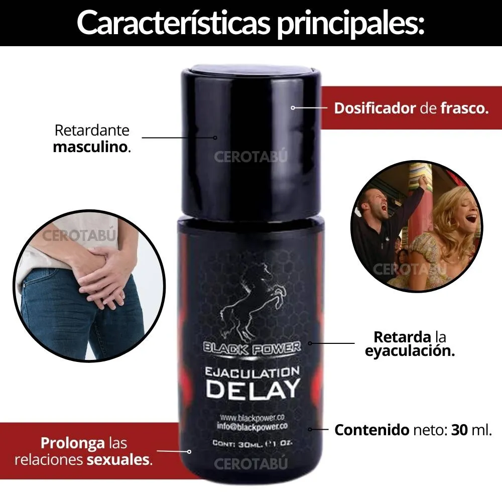 Lubricante Retardante Delay Previene Eyaculación Precoz 30ml 