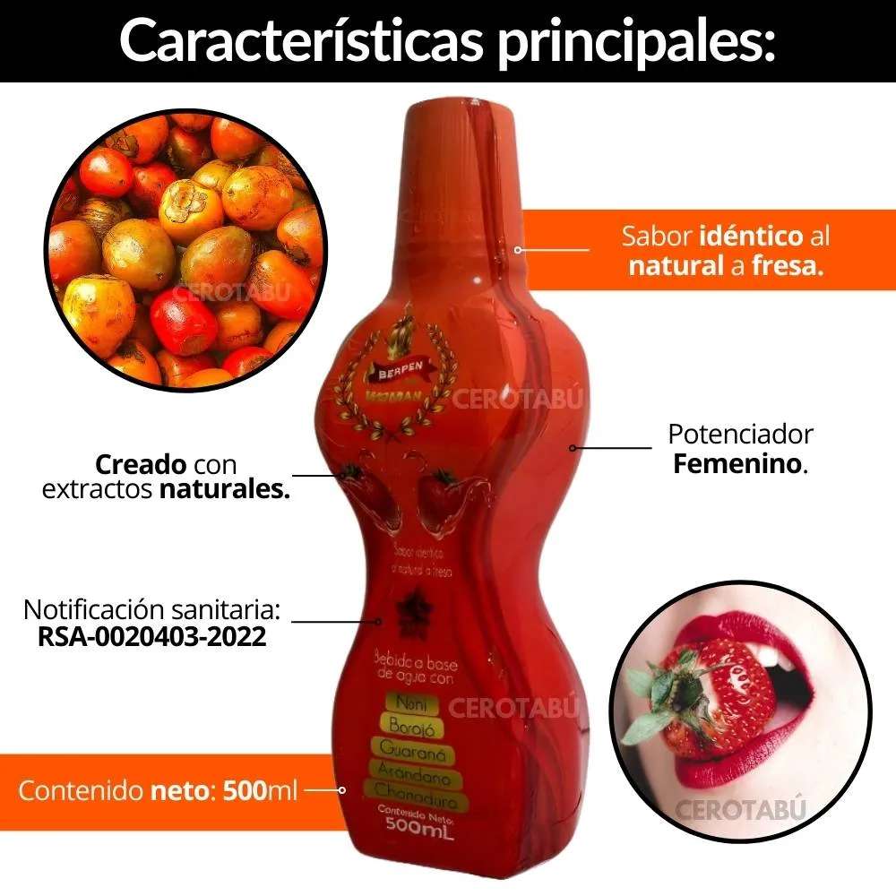 Potenciador Femenino Natural x500 ml 