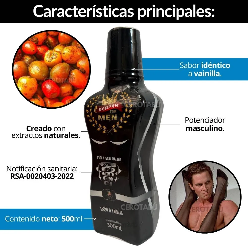 Potenciador Natural Para Hombre Berpen