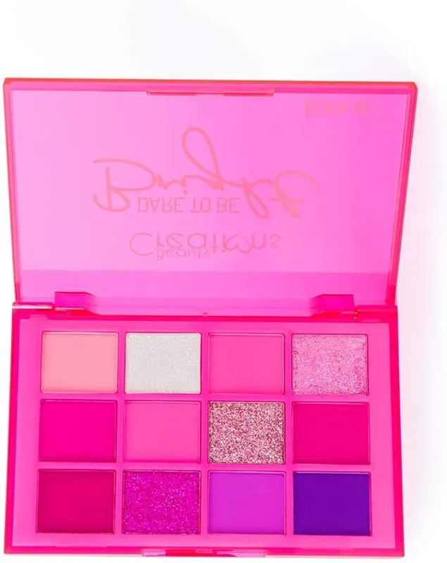 Paleta Sombras Beauty Creations Dare To Be Bright Color: Bomb Af 12 Colores