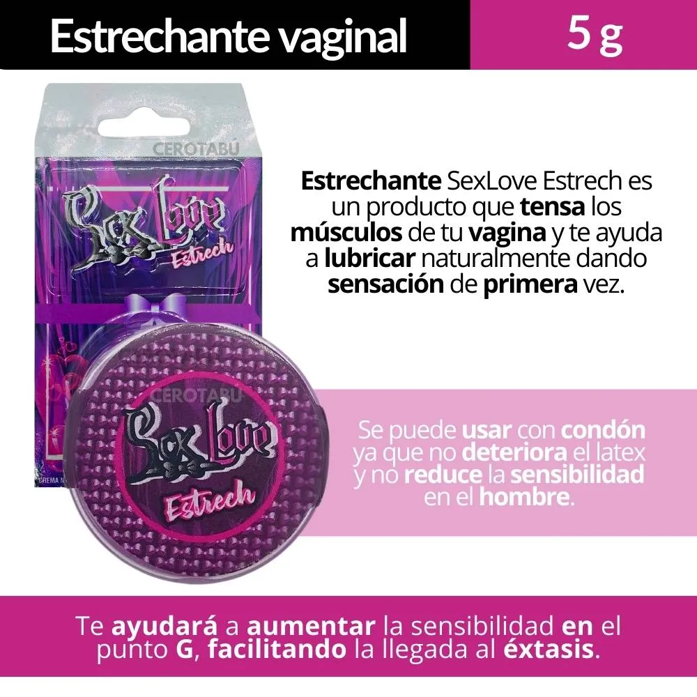 Lubricante Estrechante Vaginal En Crema Sex Love Estrech 5g