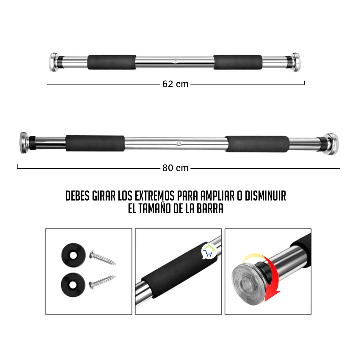 Barra Ejercicios Puerta Dominadas Abdominales 8062-5