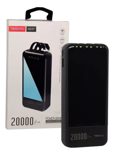 Power Bank 20000mah Batería Carga Rápida Portátil Iphone Y Android