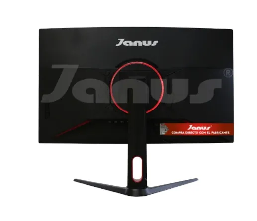 Monitor Janus LED 32" (J32165CG) Xtreme Gamer 165 Hz /Curvo R1800/ Resolución 2560 x 1440 2K/ tiempo de respuesta 1ms / Hdmi X 2/ Displayport X 2/ Audio Out / Base de altura ajustable / Pantalla con Giro 180 Grados/ Parlantes Incorporados