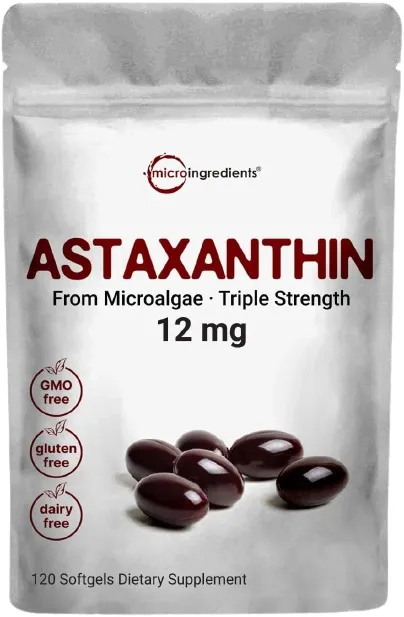 Microingredients Antoxantina Natural 120 Softgels