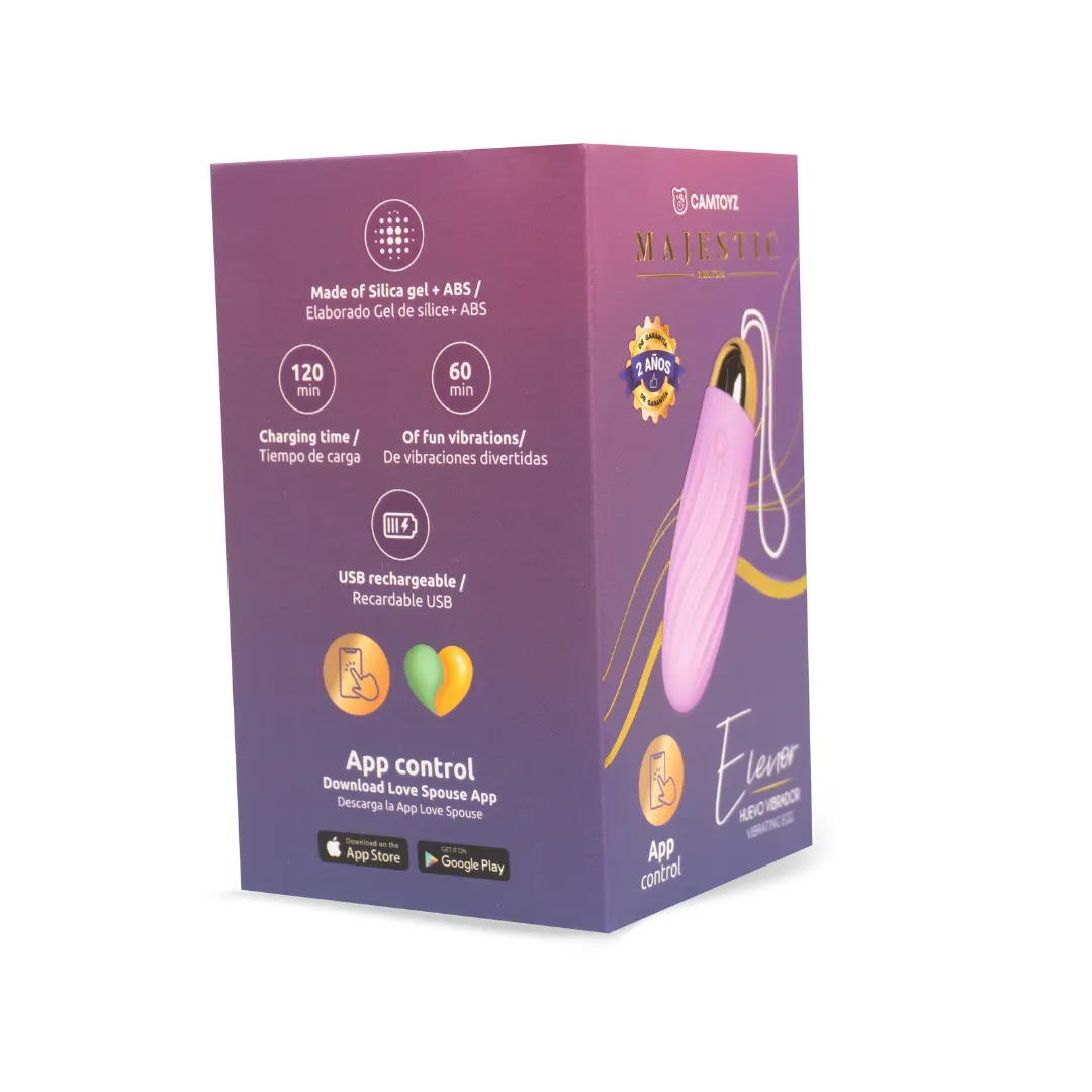 Huevo vibrador con App Elenor Majestic