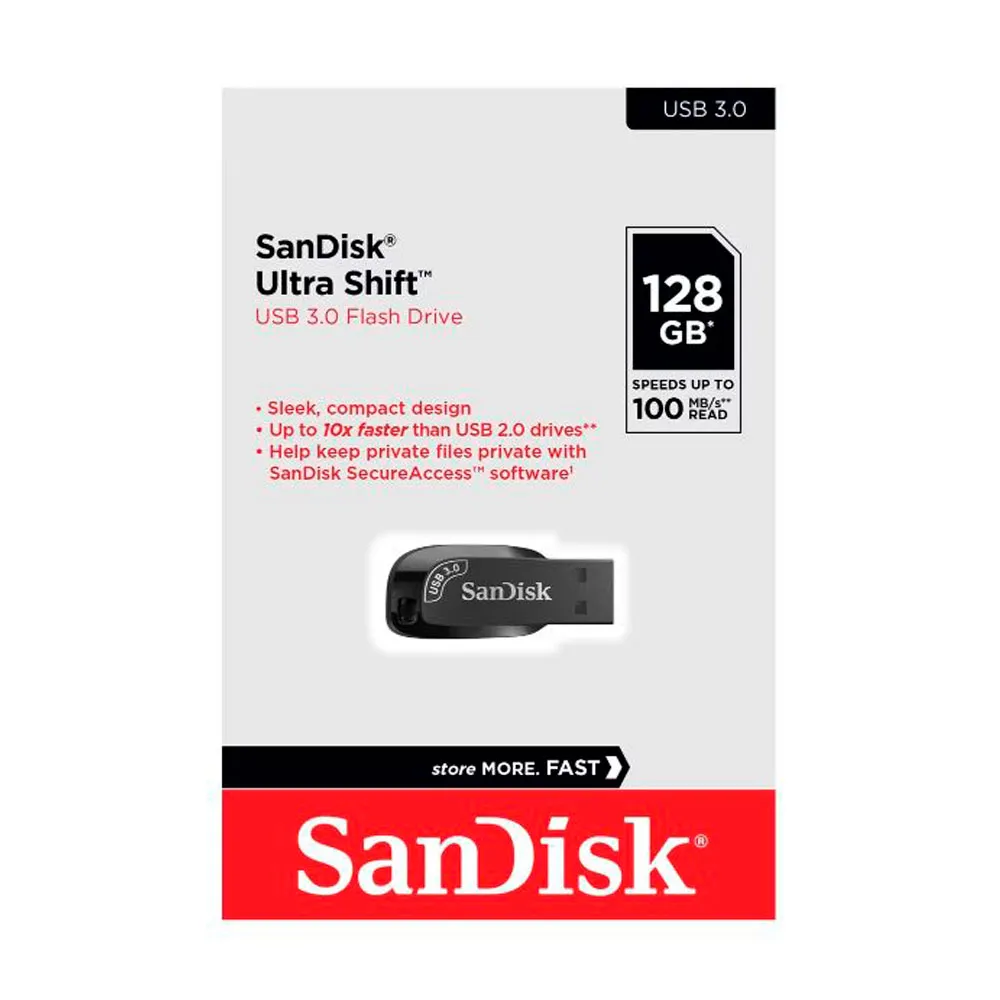 Memoria Usb Sandisk Ultra Shift 3.0 128GB