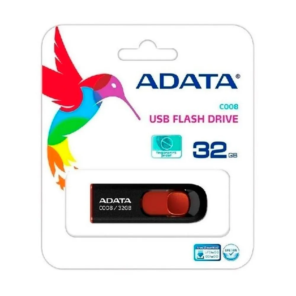 Memoria Adata USB 2.0 c008 Retráctil 32GB 