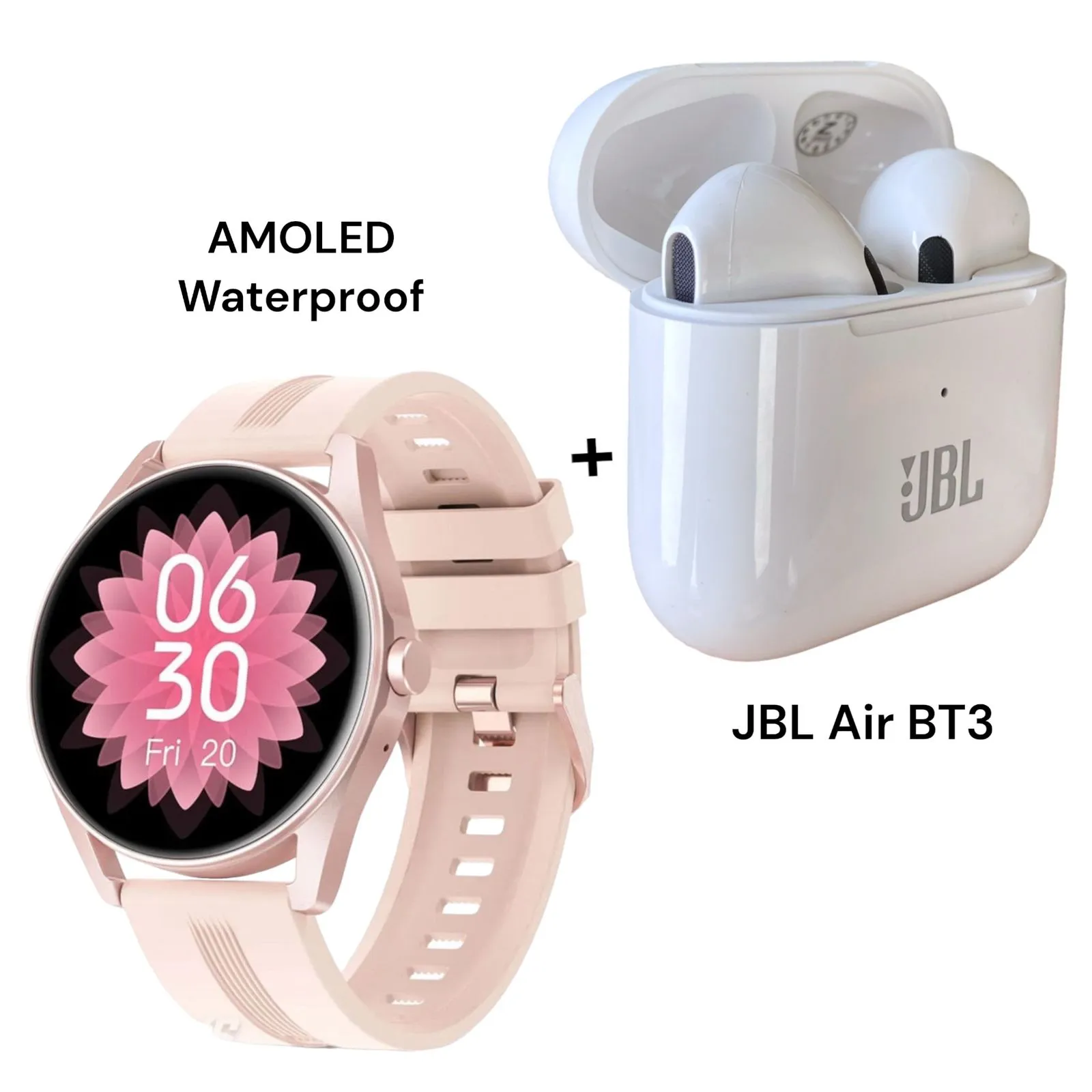 Reloj Inteligente Amoled Smartwatch + Audífonos JBL 