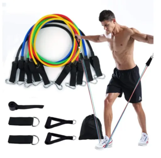 Set X11 Piezas Bandas Tubulares Tpe Para Entrenamiento