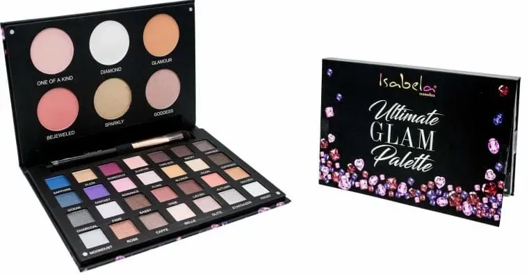 Paleta De Sombras Isabella Satinadas + Iluminadores/ Obsequio Sorpresa