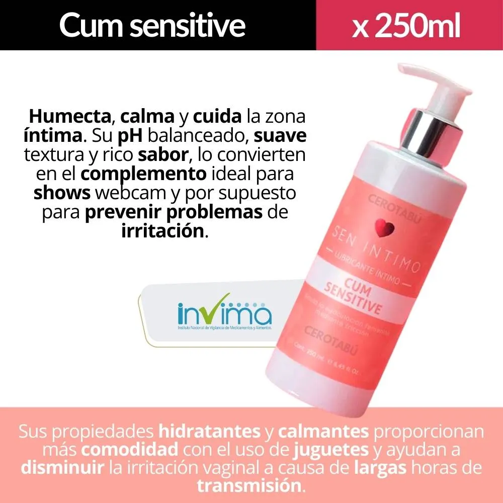 Lubricante Intimo Tipo Cum Simula Eyaculacion Mujer x 250ml