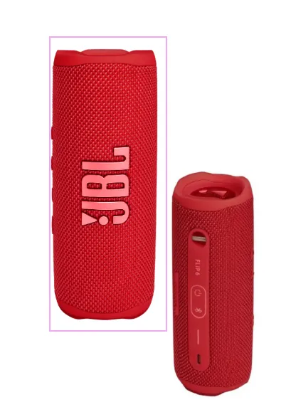 Parlante JBL Flip 6 Rojo: Sonido Potente, Diseño Irresistible.