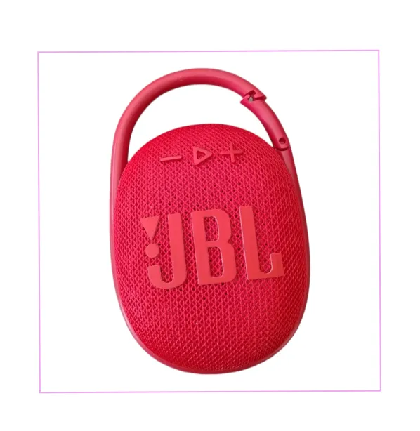 Parlante JBL Version 1.1 Clip 4 Rojo Pequeño, Potente Y Con Estilo.
