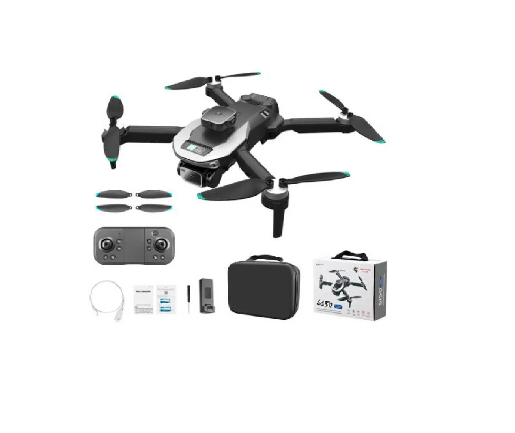 Dron S150 FPV HD 2 baterías, Ajuste Velocidad, Giros 3D