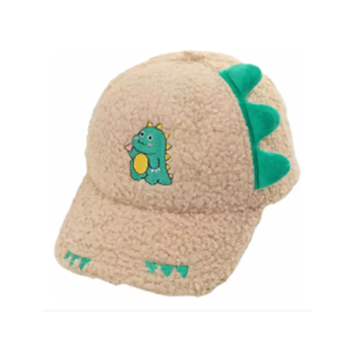 Gorra Cachucha Peluche Infantil Dinosaurio Niños 2-8 Años