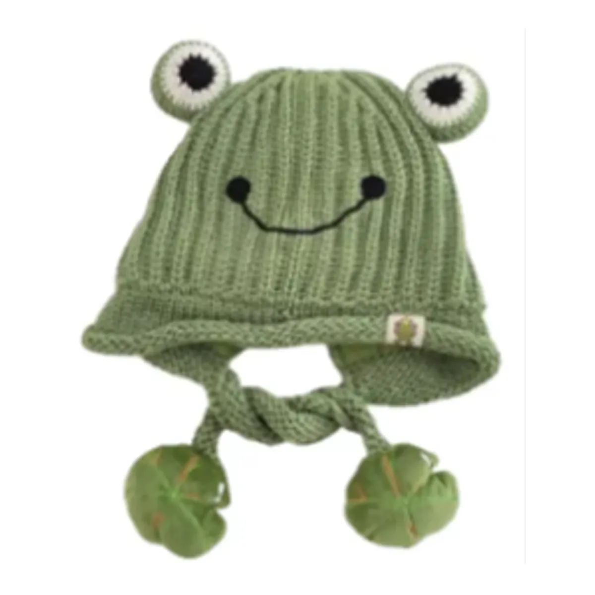 Gorro De Lana Infantil Sapo