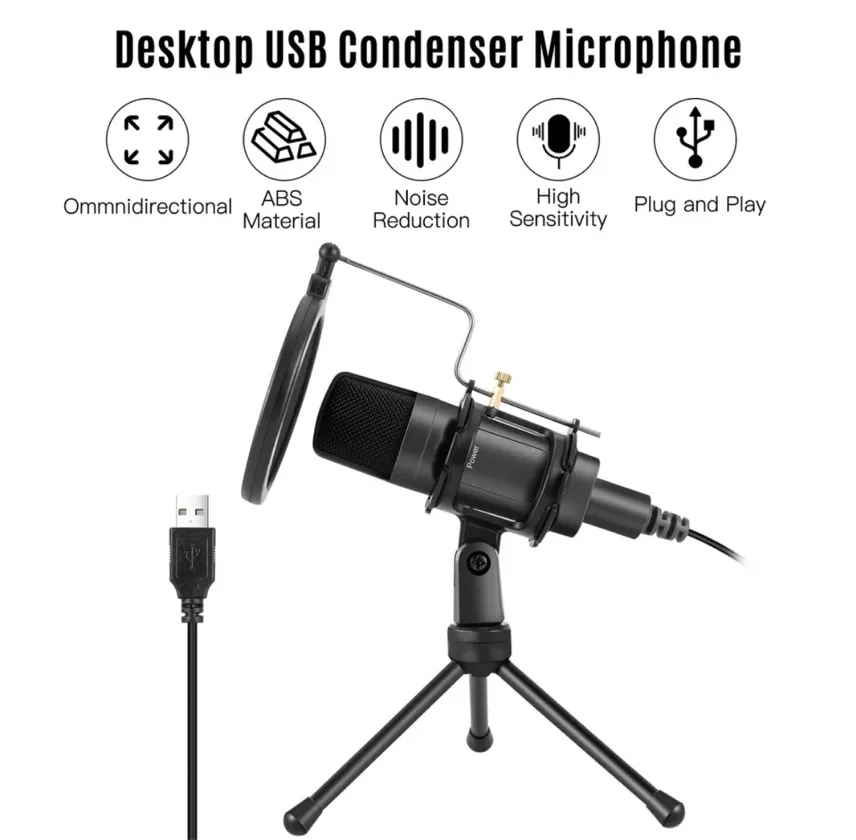 Microfono Condensador Para Computador 