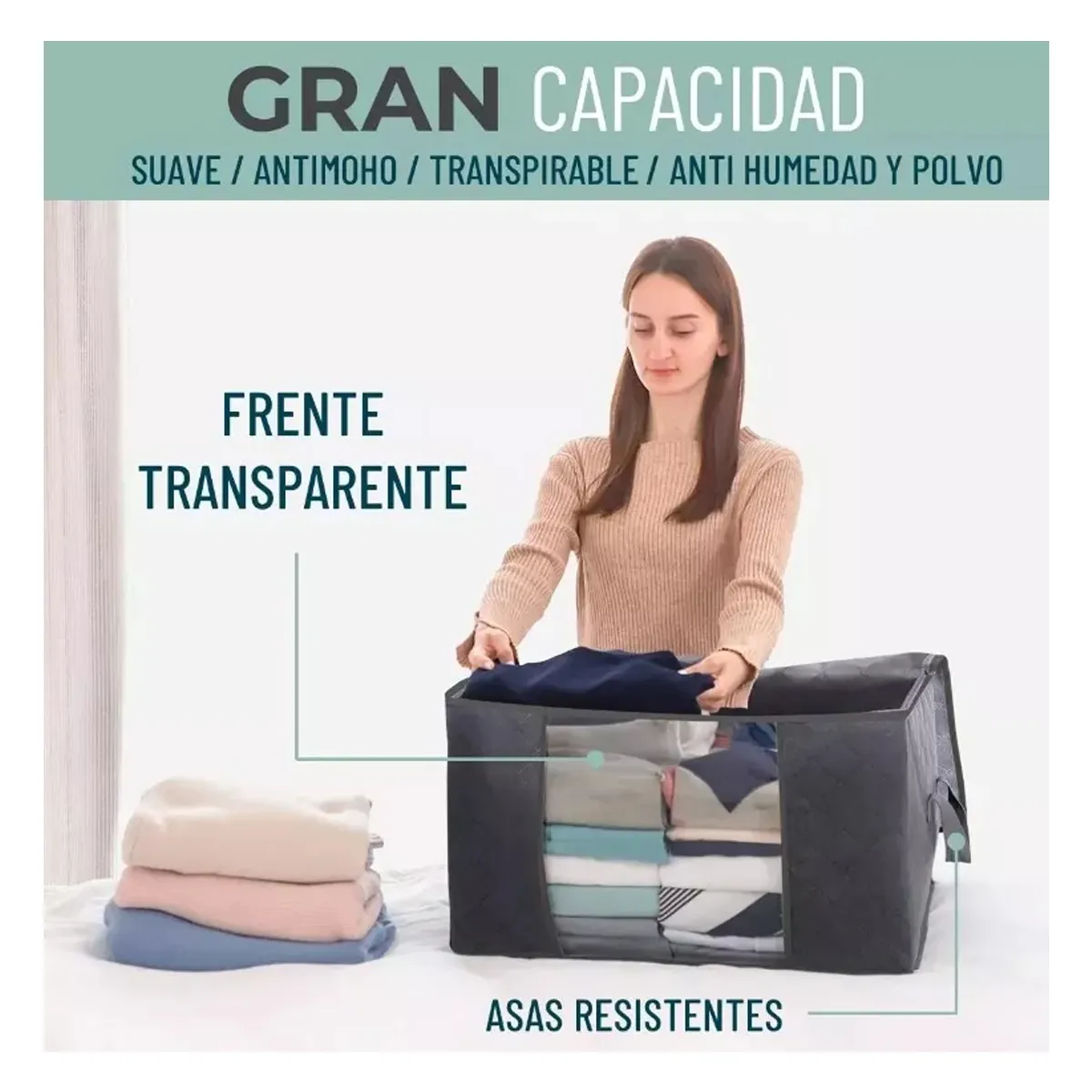 Bolsas Organizadoras De Ropa Set 3 Unidades De Almacenamiento