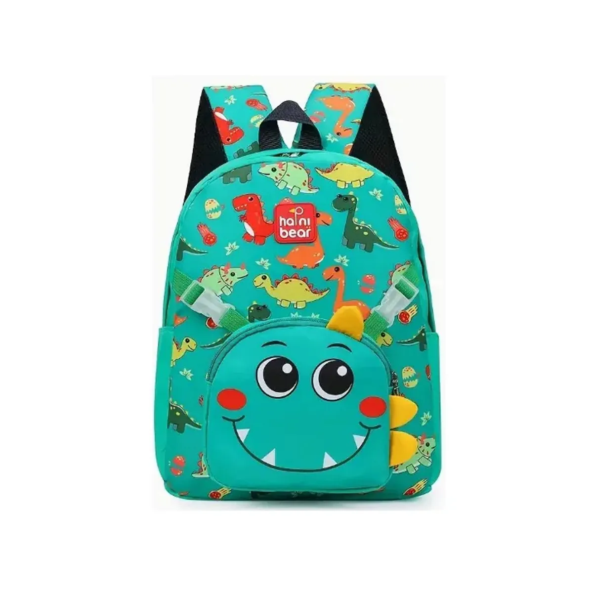 Dinosaurio Verde Morral + Lonchera Escolar Infantil 2 Piezas Colegio Infantil