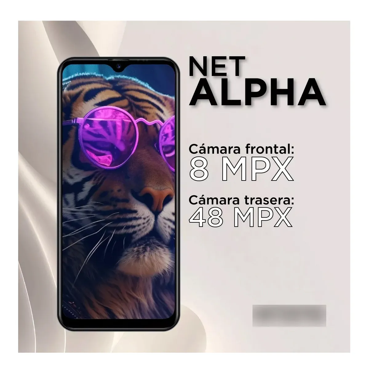 Celular Krono Net Alpha 8gb Ram/128gb Memoria 4g 48mpx Dual Azul