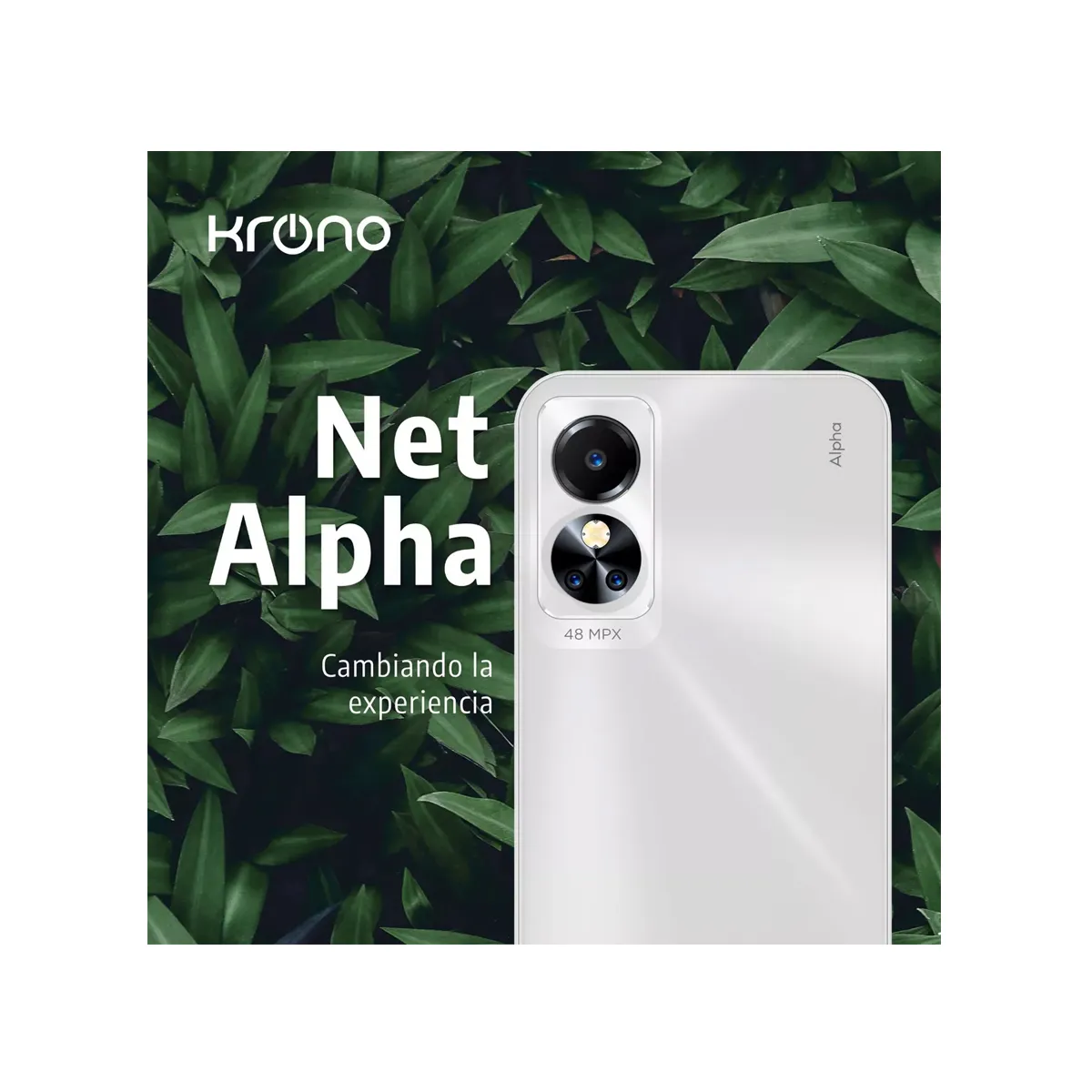 Celular Krono Net Alpha 8gb Ram/128gb Memoria 4g 48mpx Dual Blanco 