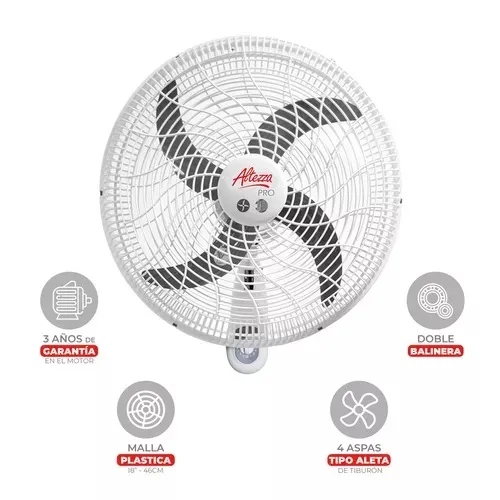 Ventilador Altezza 18" Pared Pro 