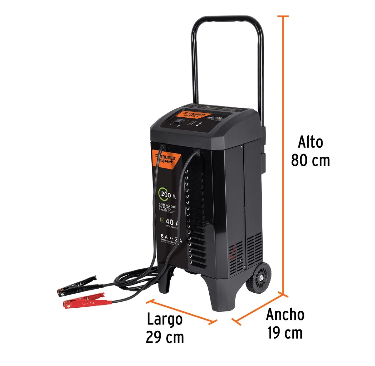 Cargador Automático De Baterías 12V - 500A Servicio Pesado Truper