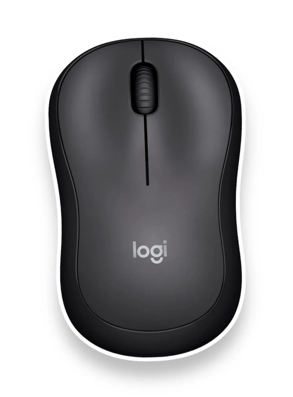 Mouse Inalámbrico Negro Logitech M220