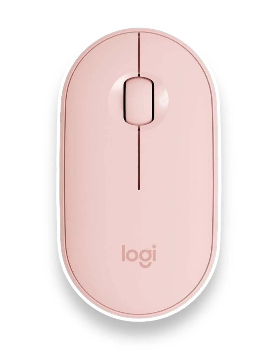 Mouse Logitech Pebble M350 Rosa Tecnología Bluetooth